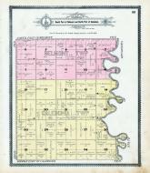 Belmont Township - South, Caledonia Township - North, Red River of the North, Traill County 1909